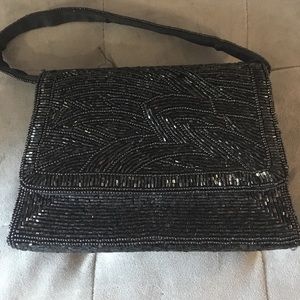 HAND MADE BEADED EVENING CLUTCH